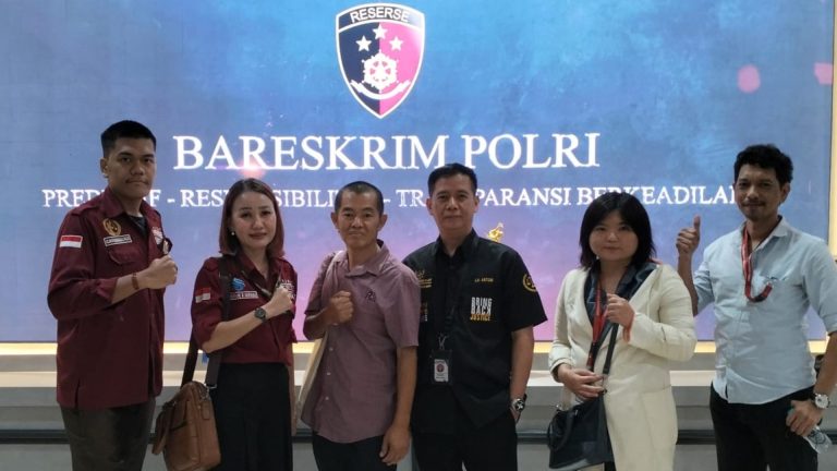 Harriani Bianca Daryana Dampingi Saksi Jalani BAP di Bareskrim Polri