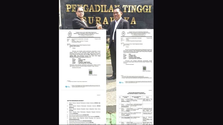 FERADI WPI Siapkan Calon Advokat untuk Penyumpahan di PT Surabaya