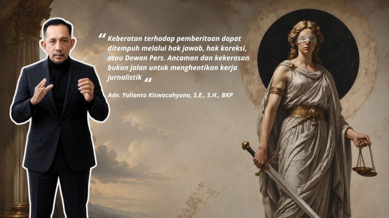 Intimidasi terhadap Jurnalis Bukan Sekadar Tekanan, Ada Jerat Pidana Menanti