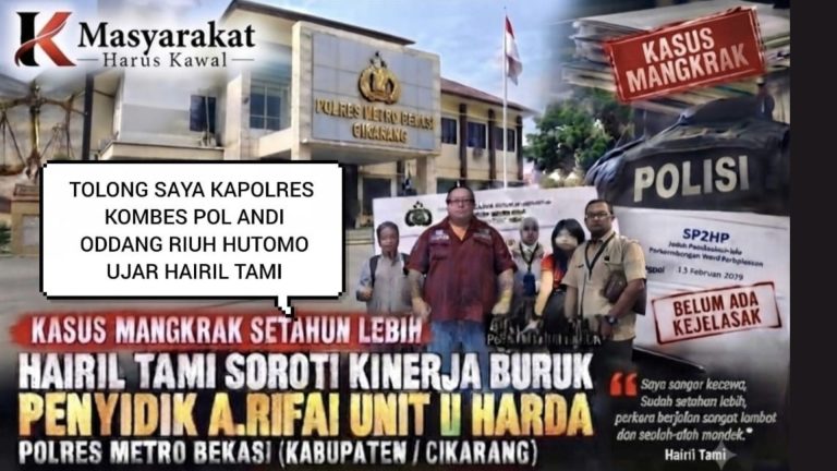 Kasus Dugaan Penggelapan di Unit II Harda Polres Metro Bekasi Jadi Sorotan Pelapor