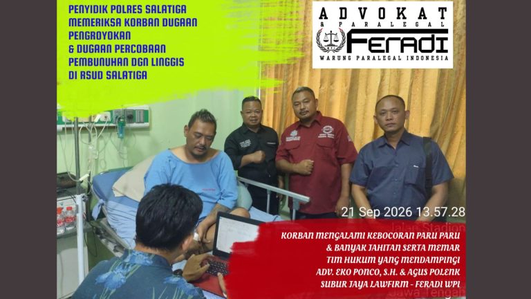 Polres Salatiga BAP Korban Dugaan Pengeroyokan di RSUD